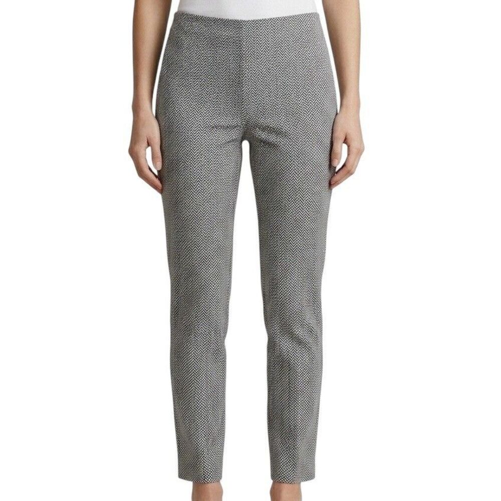 Rag & Bone Womens Pants Slim Zipper  Houndstooth Ankle Preppy Career Office Sz 8